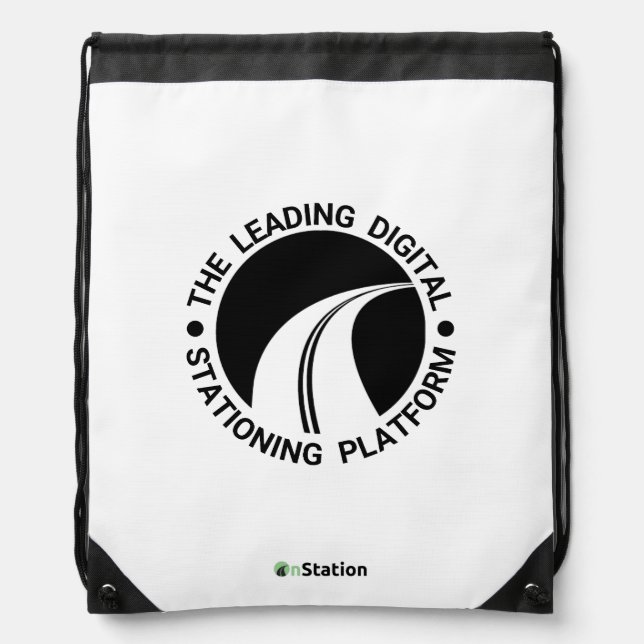 OnStation Custom Drawstring Backpack (Front)