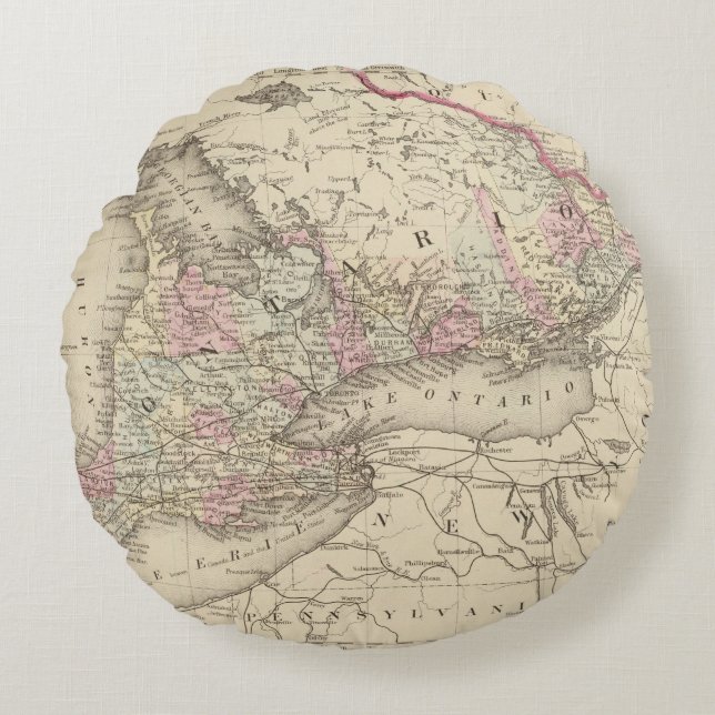 Ontario 2 round pillow (Front)