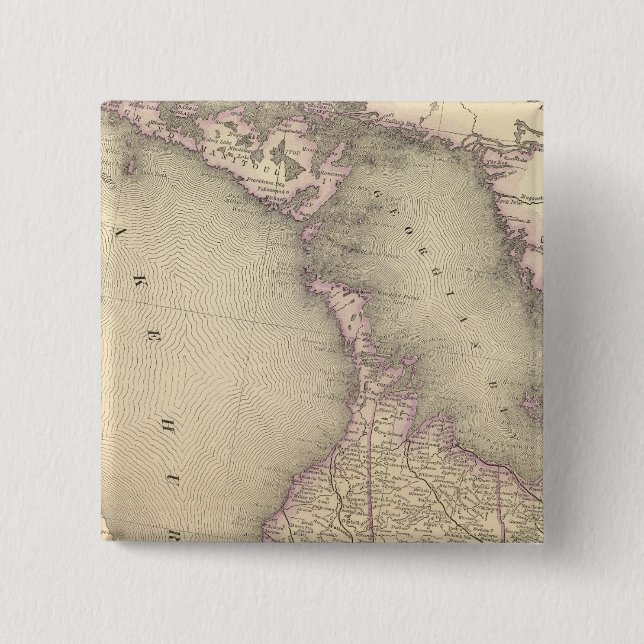 Ontario 3 pinback button (Front)