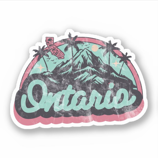 Ontario, California Sticker (Front)