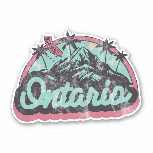 Ontario, California Sticker (Front)