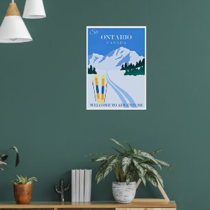 Ontario, Canada travel poster