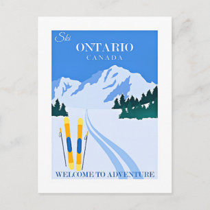 Ontario, Canada travel poster, Postcard