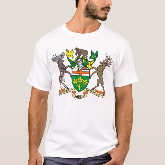 Ontario Coat of Arms T-shirt (Front)