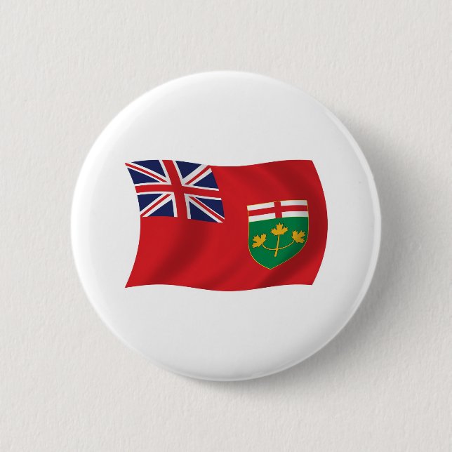 Ontario Flag Button (Front)