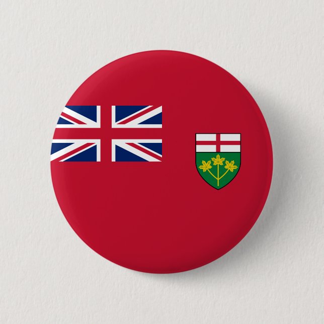Ontario Flag Button (Front)