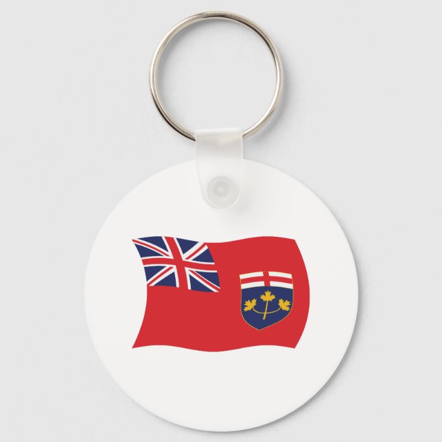 Ontario Flag Keychain (Front)