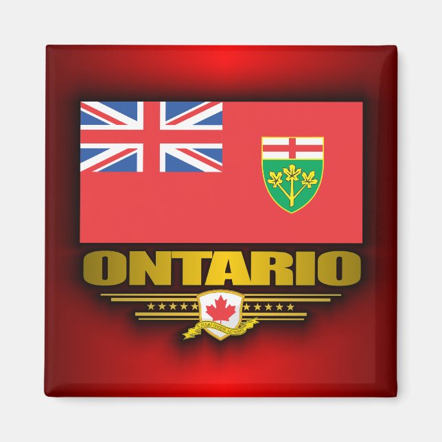 Ontario Flag Magnet (Front)