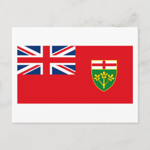 Ontario Flag Postcard