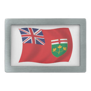 Ontario Flag Poster Print Belt Buckle