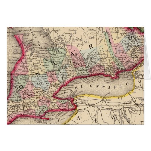 Ontario Map by Mitchell Cards (Front Horizontal)