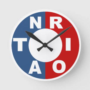 ONTARIO medium round Acrylic Design Clock