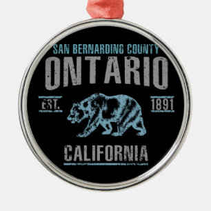 Ontario Metal Ornament