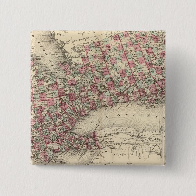 Ontario Pinback Button (Front)