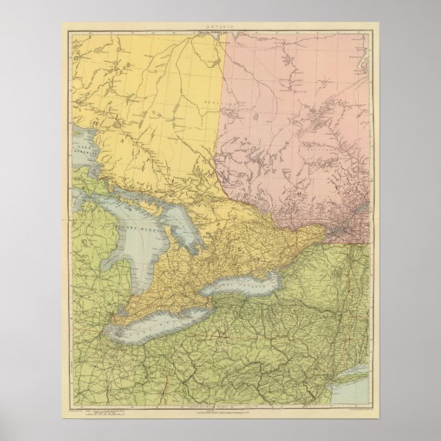 Ontario, Quebec Poster (Front)