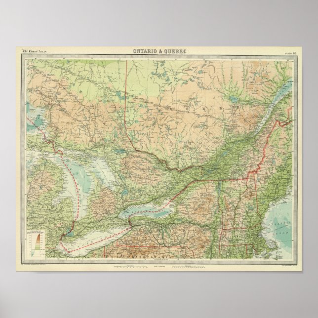 Ontario & Quebec Poster (Front)