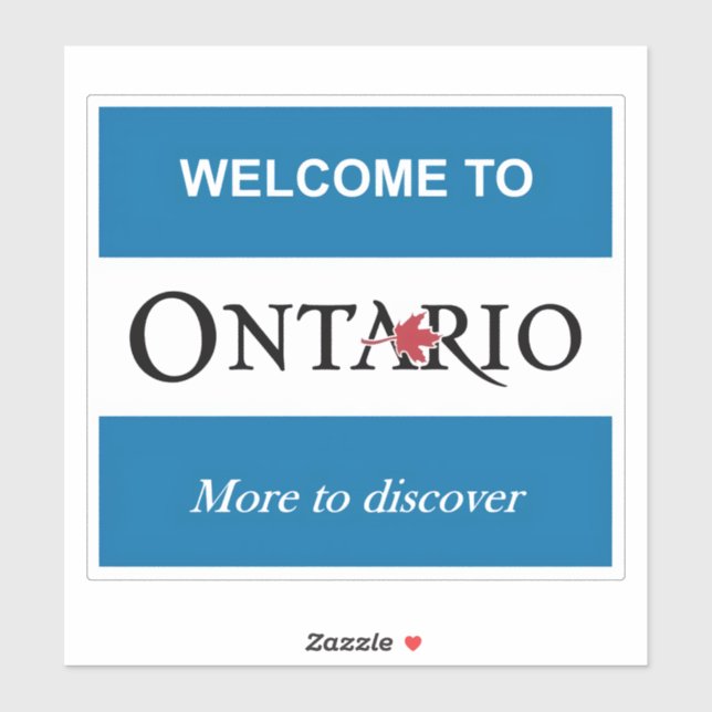 Ontario Sticker (Sheet)