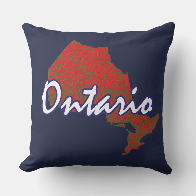 Ontario Throw Pillow (Front)