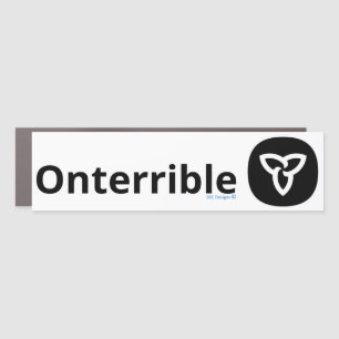 Onterrible Bumper Car Magnet