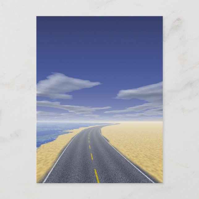 OnTheRoadAgain - Fine Day Postcard (Front)