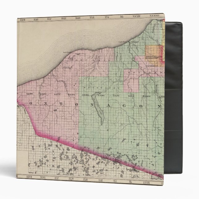 Ontonagon County Michigan Binder (Front/Inside)