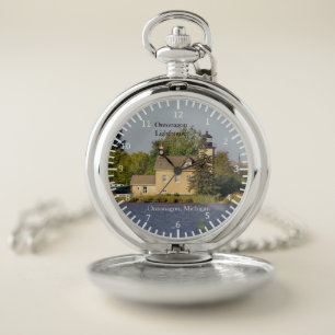 Ontonagon Lighthouse 2023 pocket watch