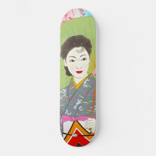 Onuma Chiyuki Japanese Girls Month maiko geisha Skateboard