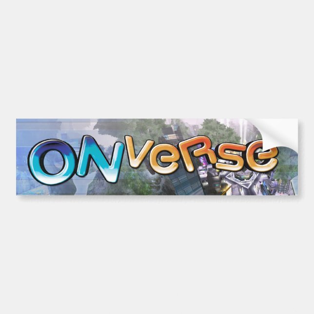 Onverse Logo Bumper Sticker (Front)