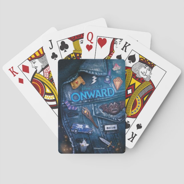 Onward | Barley Vest Poster Art Poker Cards (Back)