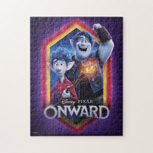 Onward   Ian and Barley Poster Art Jigsaw Puzzle