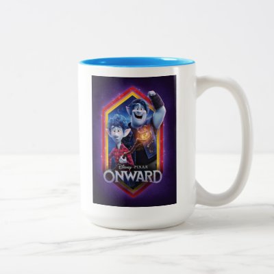 Onward | Ian and Barley Poster Art Two-Tone Coffee Mug