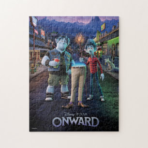 Onward Ian, Barley & Dad Poster Art Jigsaw Puzzle