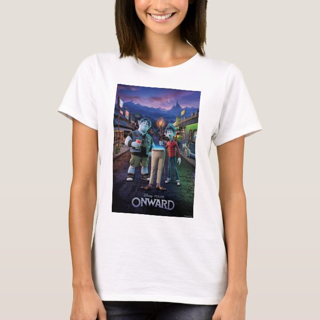 Onward | Ian, Barley & Dad Poster Art T-Shirt (Front)