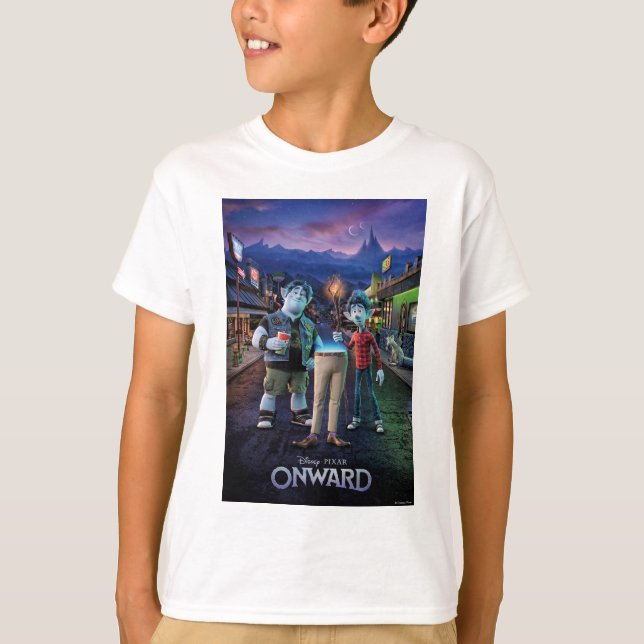 Onward | Ian, Barley & Dad Poster Art T-Shirt (Front)