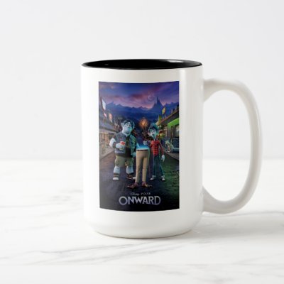 Onward | Ian, Barley &amp; Dad Poster Art Two-Tone Coffee Mug