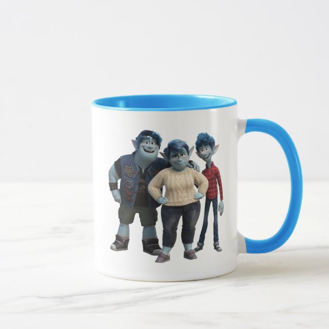 Onward | Mom, Ian & Barley Mug (Right)