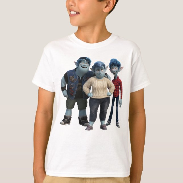 Onward | Mom, Ian & Barley T-Shirt (Front)