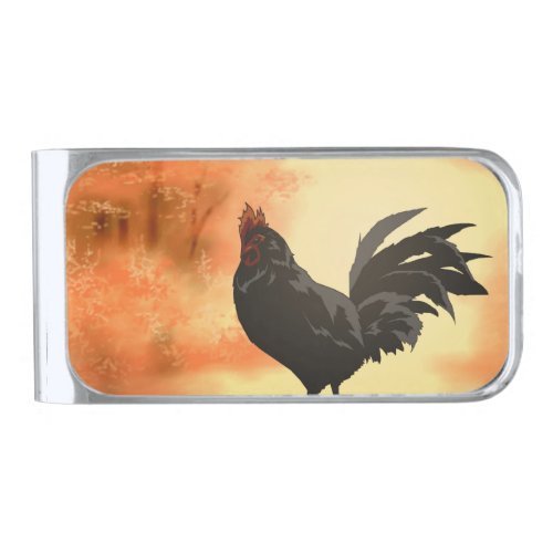 Onward _ Rooster Silver Finish Money Clip