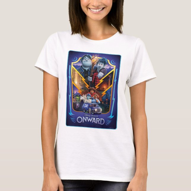 Onward | The Magic is Out There Poster T-Shirt (Front)