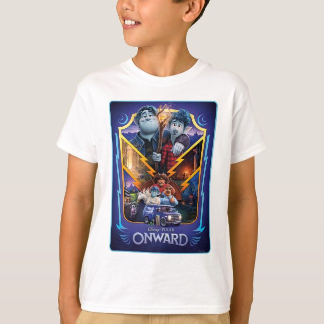 Onward | The Magic is Out There Poster T-Shirt (Front)