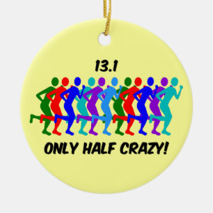 ony half crazy ceramic ornament