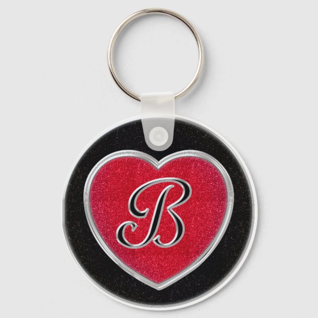 Onyx and Ruby Keychain (Front)