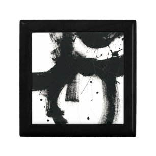 Onyx Gesture - Black Paint Strokes Gift Box