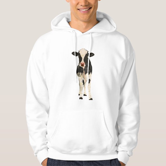 Onyx & Ivory Cow Hoody (Front)