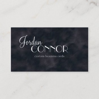 Onyx Marble Business Card by cami7669 at Zazzle