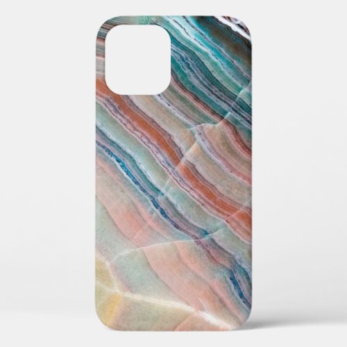 onyx marble texture background of natural stonesto iPhone 12 case