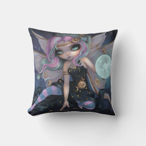 Onyx Moonshadow Throw Pillow