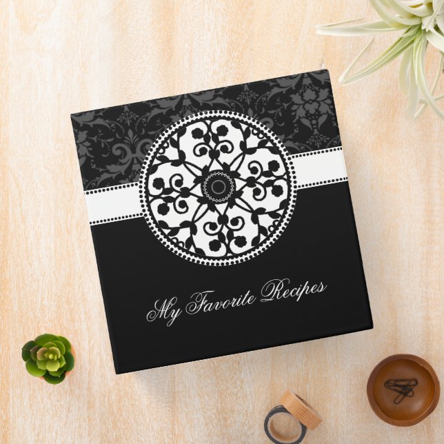 Onyx Rosette Recipe Binder (In Situ)