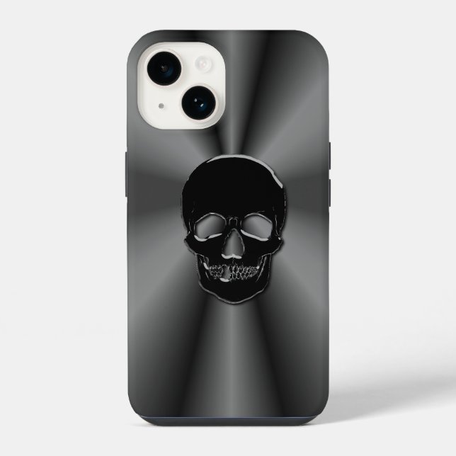 Onyx Skull Iphone Case (Back)