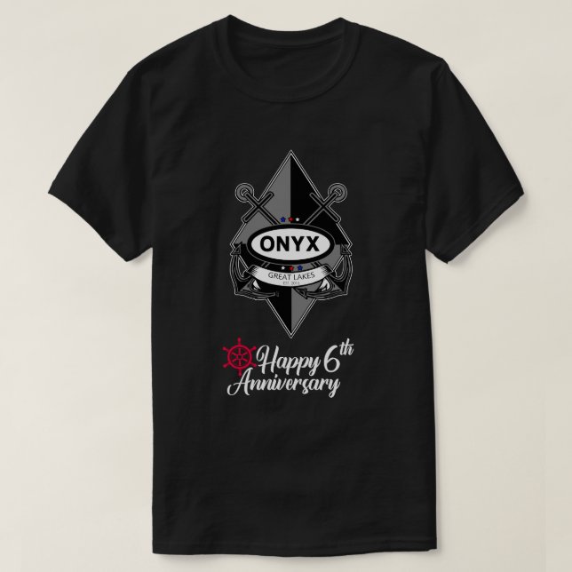 ONYXGL 6th Anniversary T-Shirt (Design Front)